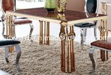 Modern Style Living Room Stainless Steel Dining Table