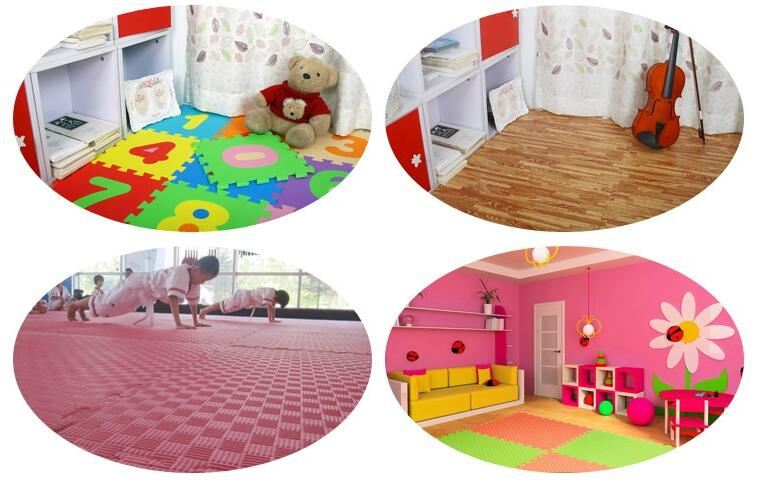 1m*1m*10mm Kamiqi EVA Anti-Bacteria Safe Foam Mats for Babies